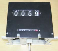 Totalizer counter for flowmeters